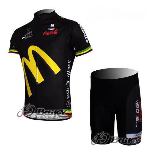 McDonald Legea negro Maillot mangas cortas